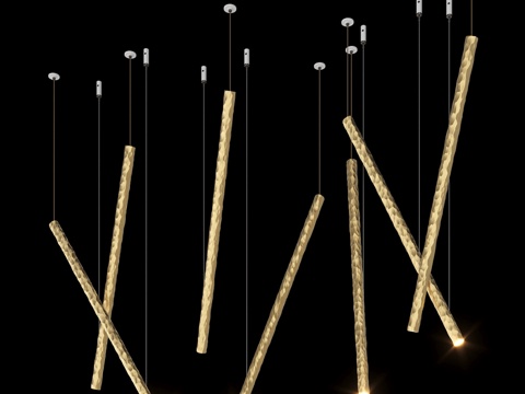  吊灯 IT Premium Brass 1640 Laser3d模型 