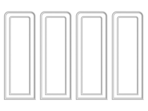  墙面装饰配方87号3d模型 