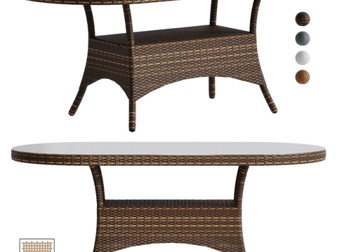  OM餐桌罗马3d模型 