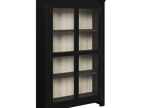  OM美式展示柜3d模型 