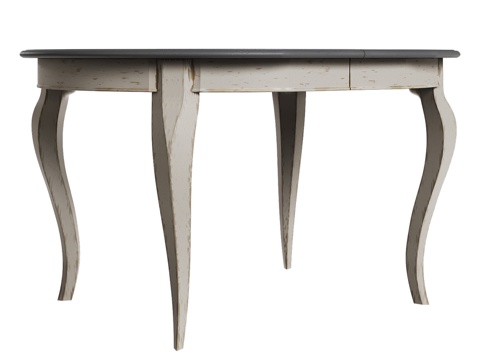  OM美式圆形餐桌3d模型 