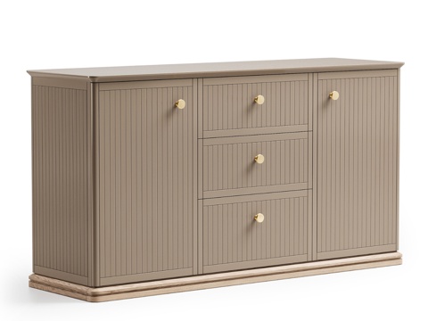  OM THE-IDEA 带基座抽屉柜 CRD0123d模型 