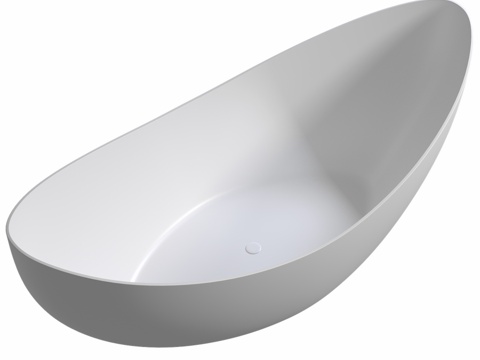  人造石浴缸 ABBER Stein AS96333d模型 