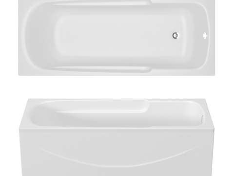  亚克力浴缸 DIWO Rostov 170x70 cm，带支3d模型 