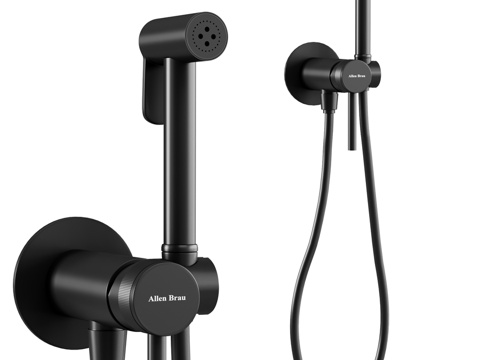  艾伦布劳Priority 5.3卫生淋浴龙头3d模型 