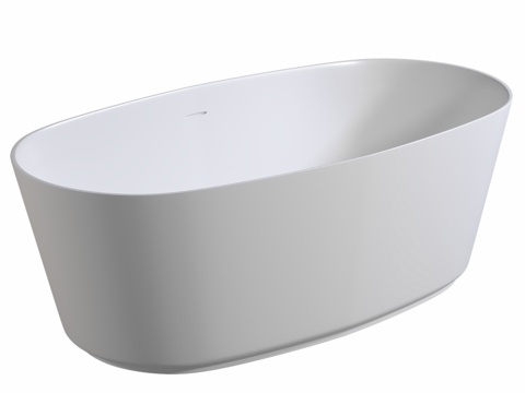  人造石浴缸 ABBER Stein AS96063d模型 