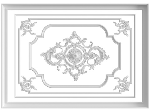  天花板组合 No. 653d模型 