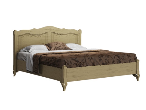  OM床180x200经典风格低脚板款3d模型 