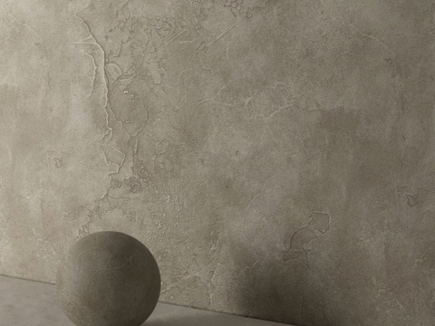  多层装饰涂料 mka 涂料基底3d模型 