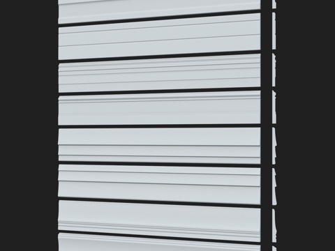  LepGrand光滑踢脚线套装#63d模型 