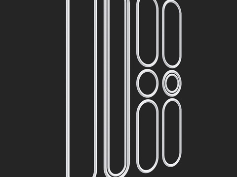  RosLepnina品牌DALI系列1-2-3-4号框架3d模型 