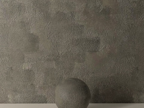  多层装饰涂料 mka 涂料基底3d模型 