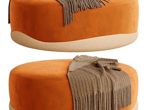  现代沙发凳 矮凳3d模型 