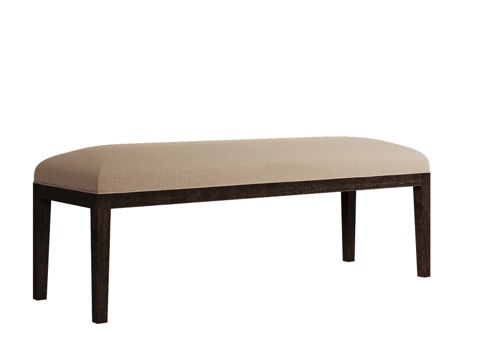  极简风格床尾OM长凳3d模型 