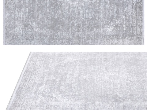  地毯“护身符”9221C-LGRY-CREAM生活艺术3d模型 