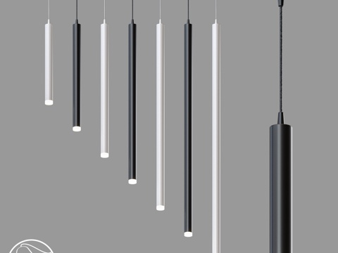  LampsShop.ru PDL2370 悬挂式Tubule3d模型 
