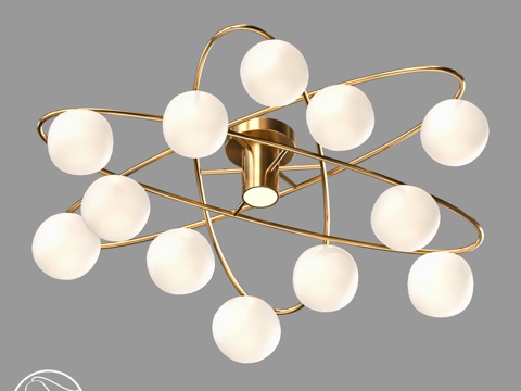  LampsShop.ru PL3219 胡拉吊灯3d模型 