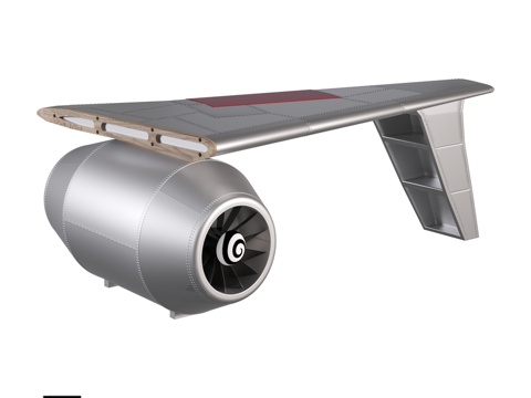  OM Desk 翼下涡轮机款3d模型 