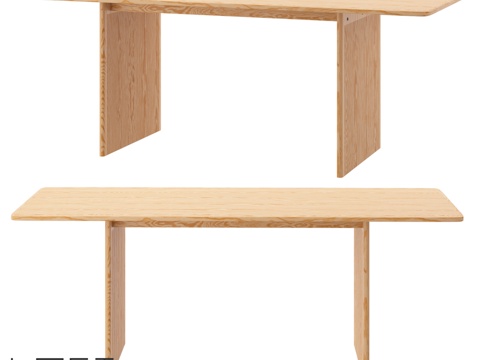  LoftDesigne 60121 型号餐桌3d模型 