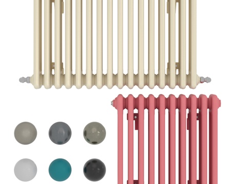  WABEH ST 4050 管状散热器3d模型 