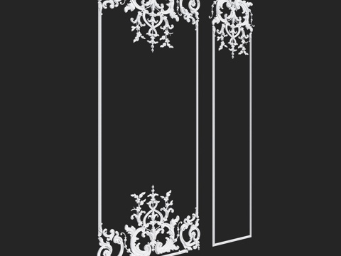  RosLepnina出品DANIEL系列4-5号框架3d模型 