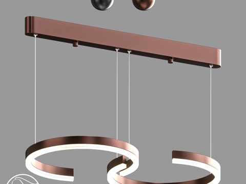  LampsShop.ru L1794 吊灯 贾斯珀斯灯3d模型 