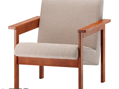  扶手椅 LoftDesigne 33407 型号3d模型 