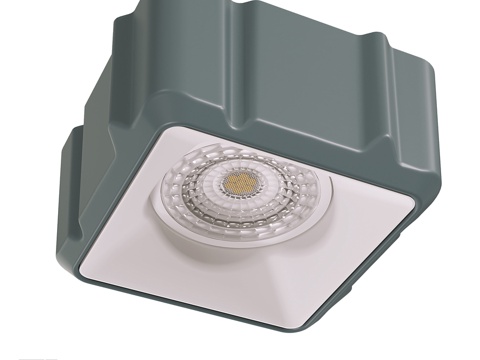  OM 无框方形灯 AntiSPOT3d模型 