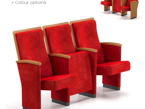  Furnitrade剧院座椅Mix Goratsiy OM3d模型 