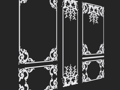  RosLepnina出品 DANIEL系列6-7-8号框架3d模型3d模型 