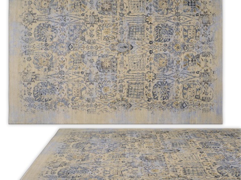  安西地毯（编号2037）3d模型 