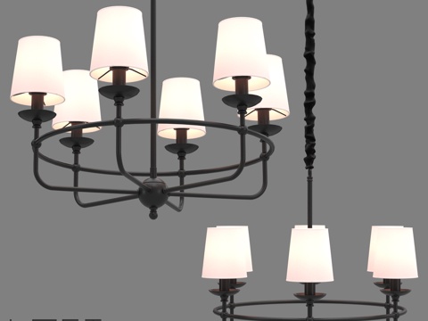  LoftDesigne 1055款吊灯3d模型 