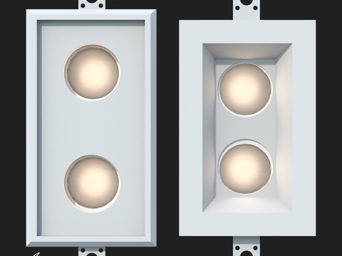  嵌入式灯具 No. 4, 15 LepGrand3d模型 