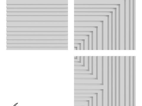  3D面板 No. 293-295 LepGrand3d模型 