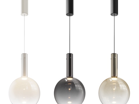  星云吊灯 MOD182PL-L6B3K, MOD182PL-3d模型 