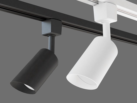  适用于单相母线槽的OM轨道灯 Elektrostan3d模型 