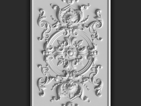  迪卡特面板-46 627x1028x35mm3d模型 