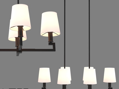  LoftDesigne 1054款吊灯3d模型 