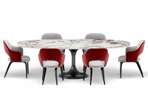  配餐桌Apriori T 260x120 (breche)3d模型 