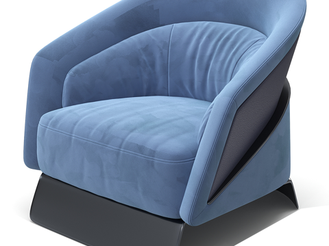  现代简约单人沙发 单人沙发 简约沙发 休闲沙发 客厅沙发3d模型 