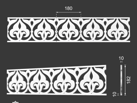  东方浮雕 Fr 1244 OM3d模型 