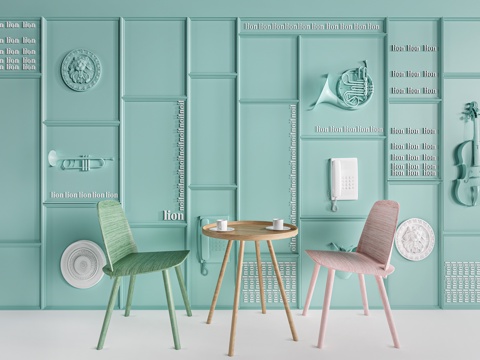 现代网红背景墙 打卡墙 甜品店背景墙 美陈互动墙su模型