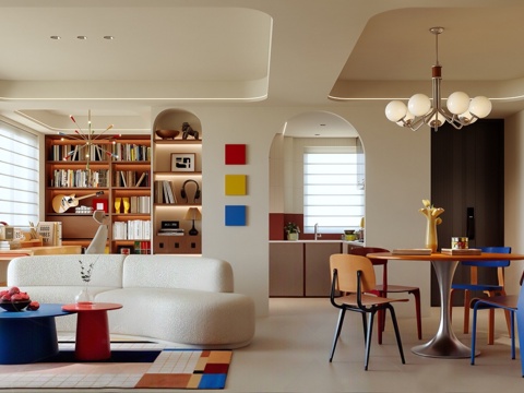  包豪斯客餐厅3d模型 