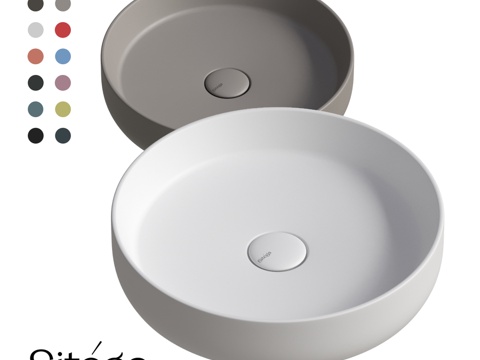  圆形洗手盆 Verma 4203d模型 