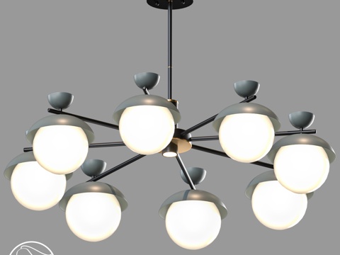  LampsShop.ru L1789 头灯吊灯3d模型 