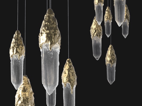  Vetvi商店出品OM水晶灯3d模型 