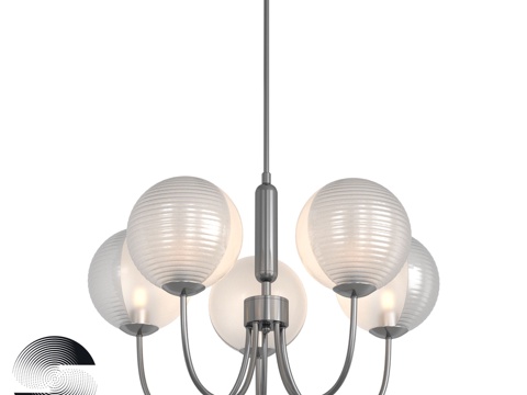  SLE1096-103-05 吊灯 铬透明 OM3d模型 