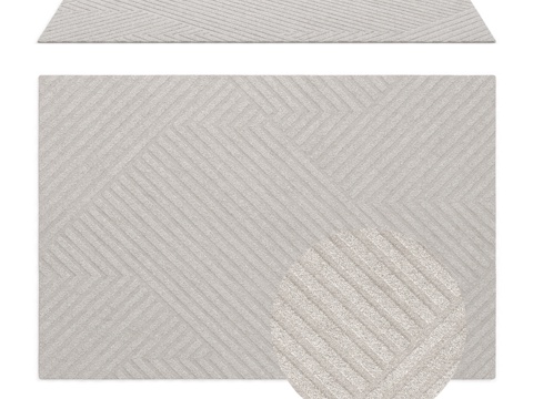  羊毛地毯 Decaro Rugs D1100023d模型 