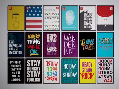  现代挂画3d模型 