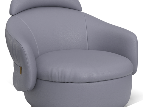  现代简约单人沙发 单人沙发 简约沙发 休闲沙发 客厅沙发3d模型 